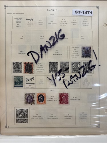 Scott world stamp album - scott's,