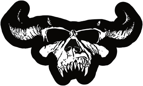 Danzig skull sticker d029s - danzig,