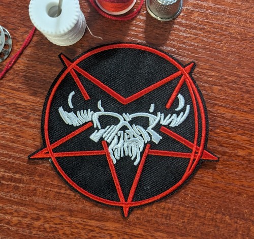 Danzig pentagram patch - pentagram, 3.5"